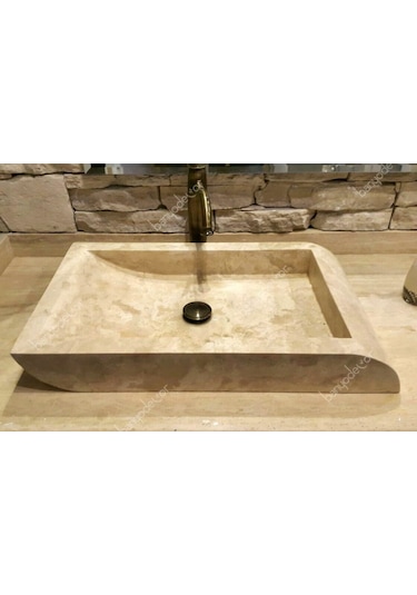 Traverten Edge Mermer Lavabo