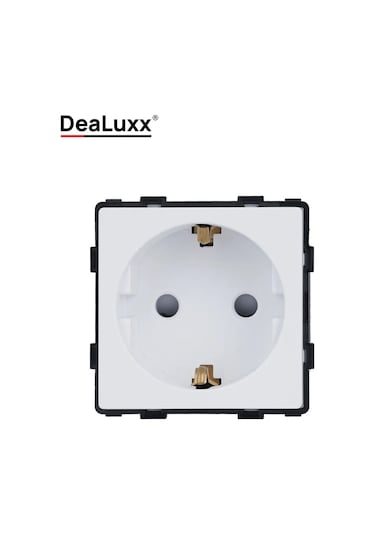 Dealuxx Kablosuz Topraklamalı, Çerçevesiz, Beyaz Elektrik Prizi 196498999