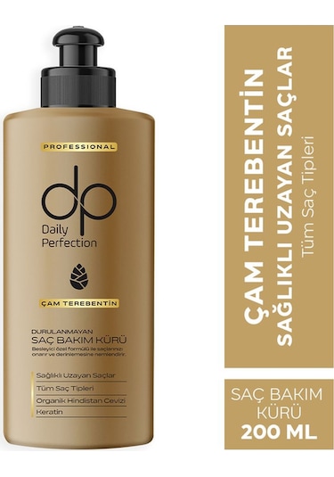 Dp Daily Perfection Çam Terebentin Durulanmayan Saç Bakım Kürü 200 ML
