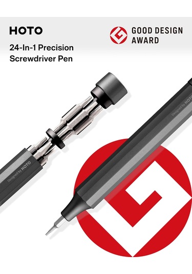 Hoto 24'ü 1 Arada Hassas Tornavida Gri Qwlsd004