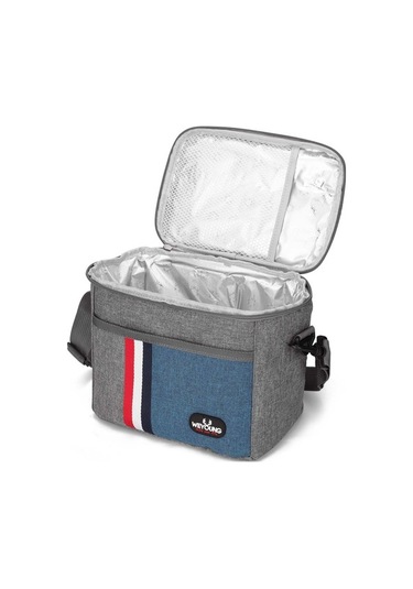 Tongxida Pratik Yemek Çantası - Su Geçirmez, Geniş Kapasiteli, Mavi Mavi