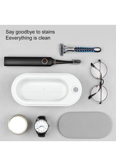 Youmex Ev Ve Dükkan Kullanıma Uygun Usb Şarjlı Ultrasonik Temizleyici - Gözlük, Lens, Mücevher Ve Aletlerin Derinlemesine Temizliği İçin Zeki Cihaz