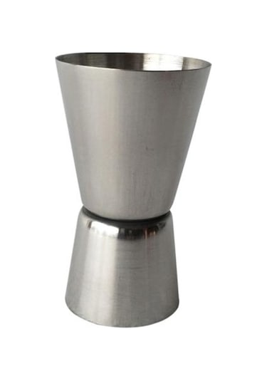 Paslanmaz Çelik Çift Jigger Shot Cam Kokteyl Barmen Mikser Ölçme Kabı