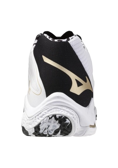 Wave Lightning Z8 Mıd Unisex Voleybol Ayakkabısı Beyaz / Desenli Çok Renkli