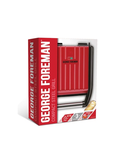 George Foreman 25030-56 1200 W Steel Compact Izgara