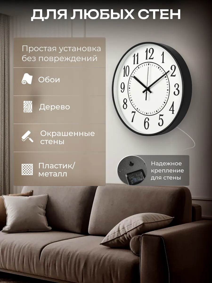 Casy Market Mutfak İçin Yuvarlak Duvar Saati, Dekoratif Ve Sessiz. Noisy Kısmı Sessiz Olarak Uyarladım, Çünkü "sess Beyaz