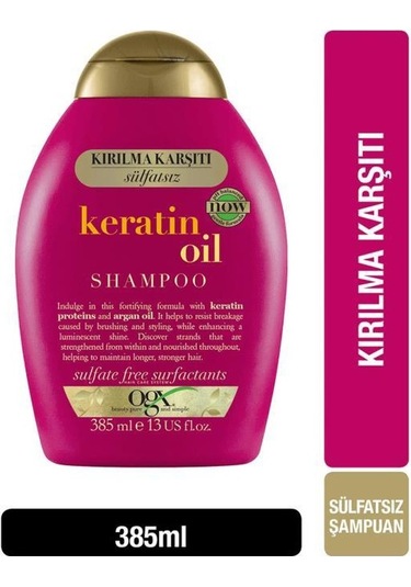 Organix Keratin Oil Şampuan 385 ML