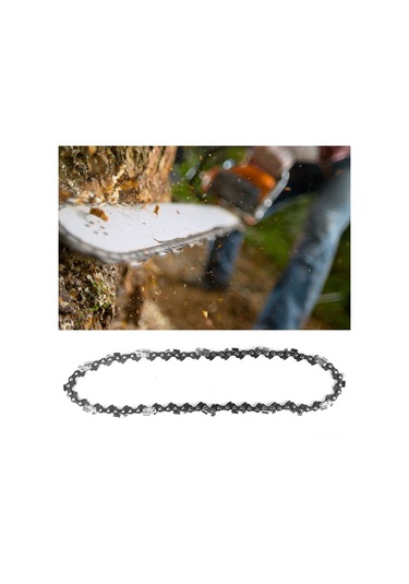 Vkemall Zink Alaşımlı 3/8 Pitch 40dl Gerginlikli Dayanıklı Testere Zinciri - Motorlu Testere Değişim Parçası, Hafif Ve Uygun Boyutlu