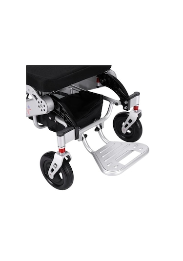 Ekonomik Lityum Pilli Hafif Akülü Tekerlekli Sandalye Uzaktan Kumandalı Ve Tek Hareketle Katlanabilir