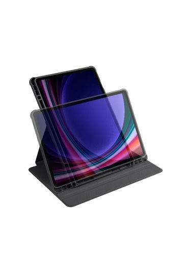 Galaxy Uyumlu Tab S9   Kılıf Termik Kalem Bölmeli Dönebilen Standlı Kılıf