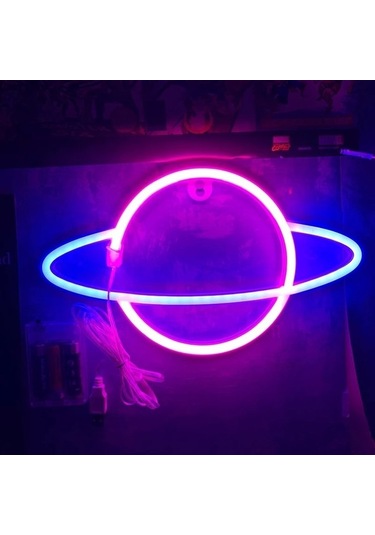 Agoodshop No.2 Tarzı Ben Neon Led Işıklar Burcu Gezegen Flaş Yıldırım Ay Neon Işık Aşk Bulut Neon Ta