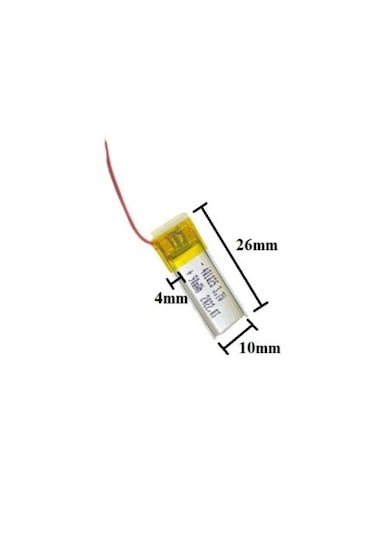 Lipo Polimer 401025 3.7v 90mah Lityum Polimer Pil