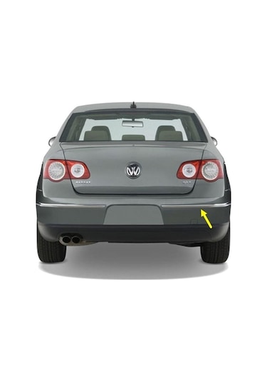 Passat B6 Kasa Sedan Sağ Arka Tampon Köşe Çıtası Krom 2006-2011