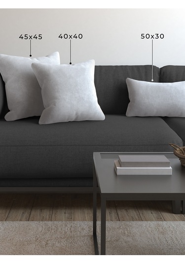 Soft Series Kar Beyazı Kırlent, Yastık Kılıfı Kar Beyazı