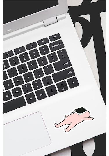 Pink Dekoratif Laptop Notebook Tablet Telefon Sticker Set 04