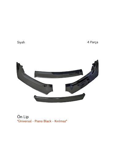 Nyf Lip Tampon Altı Üniversal 4 Parça Siyah