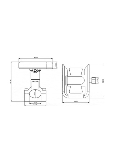 Ranyeek Alüminyum Cnc Motor Bisiklet Elektrikli Araç Telefon Tutucu 4-6.5 İnç, Titreşim Azaltıcı, 20-30mm Direk Uyumlu, Sağlam Tutma - Gümüş GÜMÜŞ
