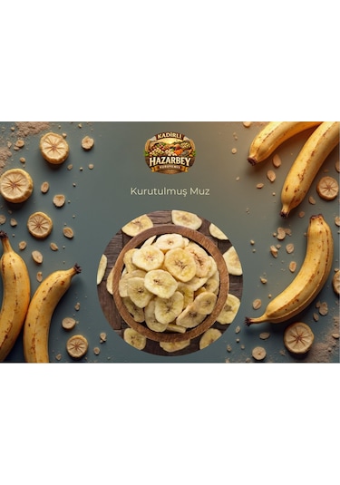 Kadirlihazarbey Kurutulmuş Muz 100 Gr 100 G