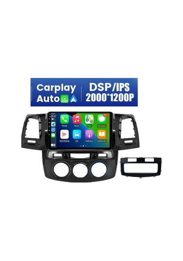 Toyota Hilux Android Multimedya 2/32GB 9 İnc Carplay Ips Ekran Hd