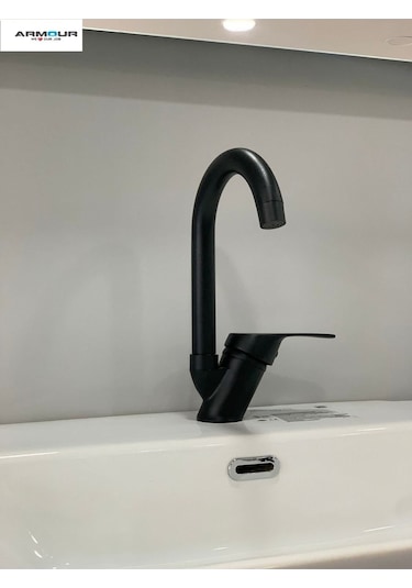 Armour Armatür Banyo Seti Siyah Siyah