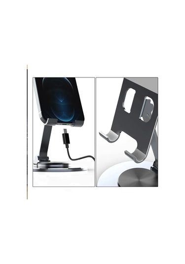 Cbtx Tablet Standı 360 Derece Dönen Masaüstü Tutucu Katlanabilir Cep Telefonu Standı Ayarlanabilir Tablet Bağlantısı - Kırmızı