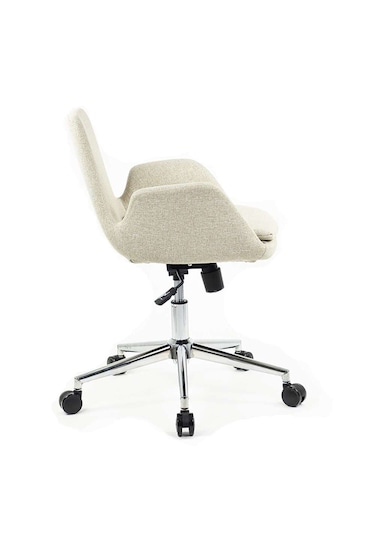 Kaya Ofis Mobilya Carrer Çalışma Koltuğu Ofis Sandalyesi Krem