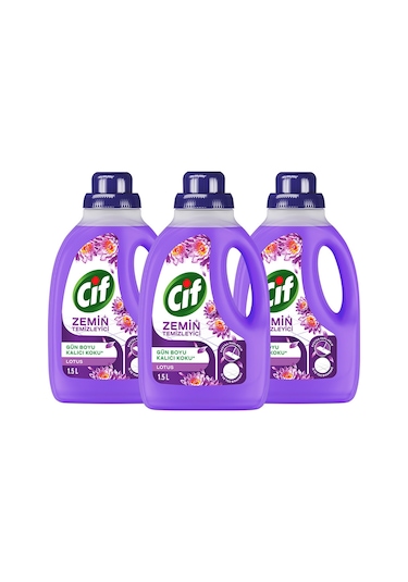 Cif Zemin Temizleyici Lotus 3 x 1500 ML