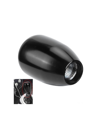 Springsun Üniversal Metal Vites Çubuğu Kapağı 6 Vitesli, 3 Adaptörlü 8mm,10mm,12mm , Siyah, Kolay Kurulum, Dayanıklı Otomobil Modifikasyon Aksesuarı Siyah