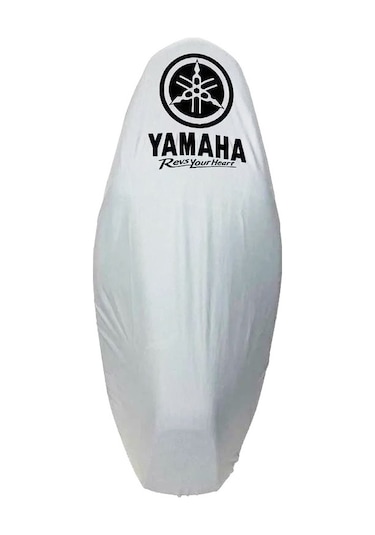 Yamaha Nmax Uyumlu Koltuk Kılıfı Beyaz Çok Renkli