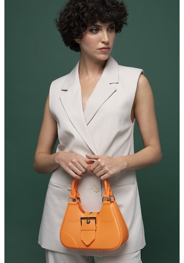 Sisley Sly 004 El Çantası Std / Turuncu Turuncu