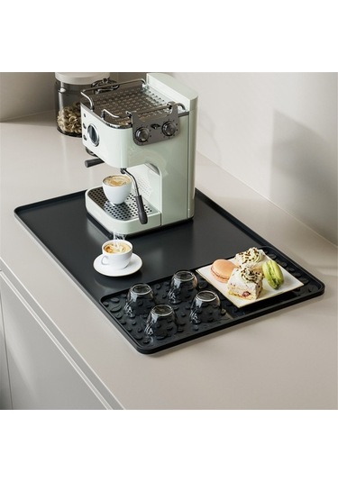 Ulzyvf Ve Siyah Siyah Matı Matı Kurutma Kahve İnç Çıkarılabilir Bulaşık Bar 15.75x23.6 Wp Siyah