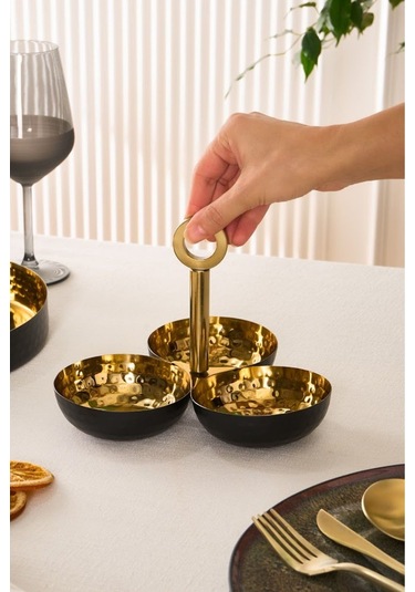 Karaca Arven 3'lü Dekoratif Çerezlik 10x15 cm