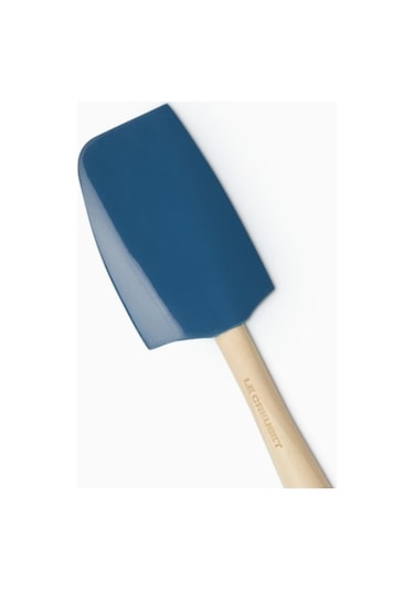Le Creuset Craft Orta Boy Lüks Silikon Spatula Koyu Mavi
