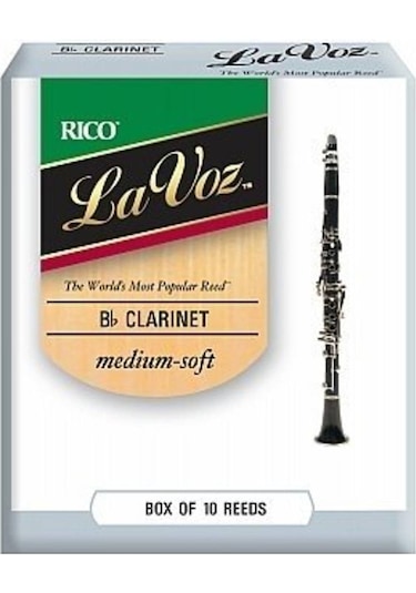 Rico Royal Rcc10Ms Lavoz Klarnet Kamışı Medium Soft