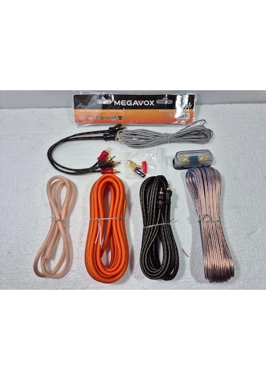 Amfi Kablo Seti 8 Ga - Y Kablo Hediyeli - Kaliteli Anfi Kablosu Takımı - Tam Set