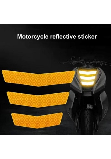 Fosforlu Sarı Pratik Yansıtıcı Etiket İyi Parlaklık Parlak Renk Uyarısı