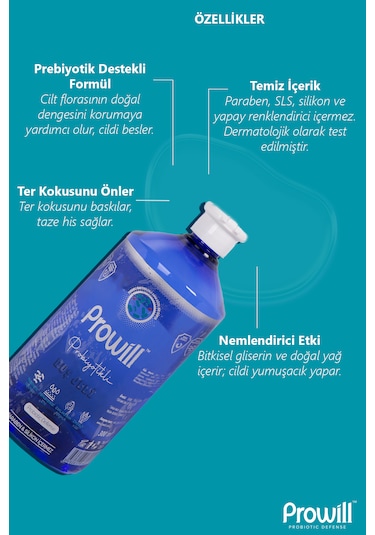 Prowill Okaliptus Probiyotikli Duş Jeli 1 L