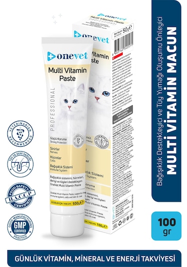 Onevet Multi Vitamin Paste Kedi Maltı 100 Gr