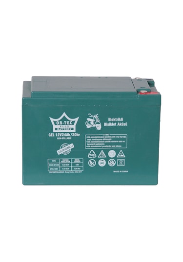 Or-tec 12v 24a Elektrikli Jel Akü