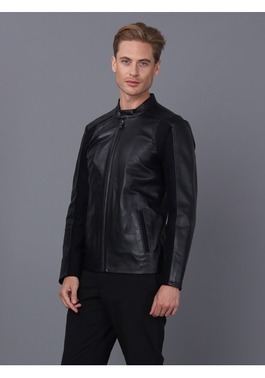 Basics&more Erkek Deri Ceket E2020 001