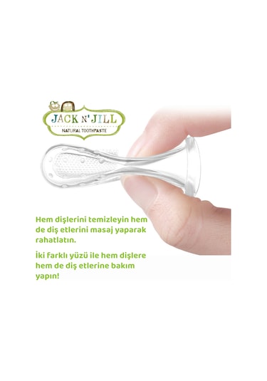 Jack N'Jill Kids 6 - 12 Ay Silikon Parmak Diş Fırçası 2'li