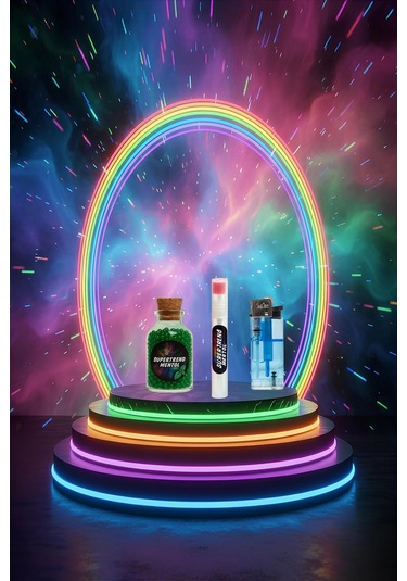 Mentol Topu 1000 Adet Yeşil Mentol 1 Adet Apliaktör Ve Çakmak Hediye Beyaz