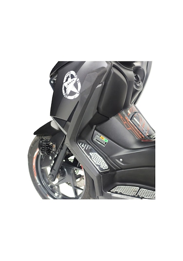 GP Kompozit Yamaha XMAX 250/400 2018-2022 Uyumlu Bacak ve Sele Altı Grenaj Koruma Seti Siyah