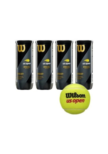Wilson 4 Kutu Wilson Us Open Tenis Topu Vakum Ambalajda Wrt10620