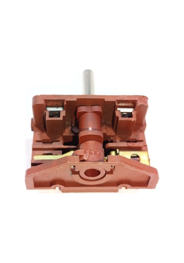 Çevirmeli Şalter 2+2 Kahverengi 0-1-2-3 Kademe Polyemit Metal Saplı 1 Adet
