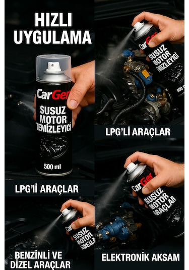 Carger Susuz Motor Temizleme Spreyi 500 Ml