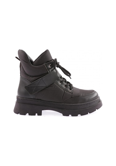 Dgn 110 Bayan Kalin Taban Sneakers Spor Ayakkabi 110-1414-R1534 Siyah