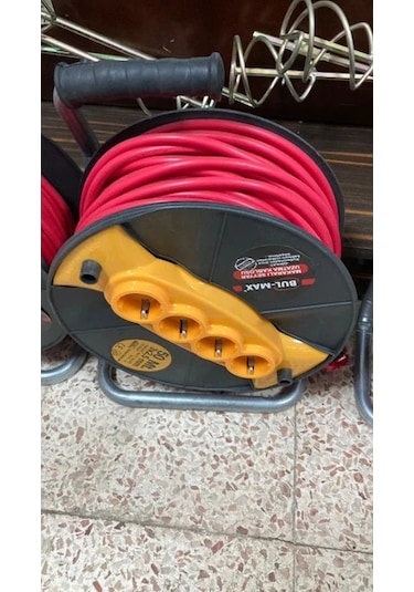 Bul-max Kab Makaralı 3x2.5 Cca 50mt Uzatma Kablosu 50 Mt