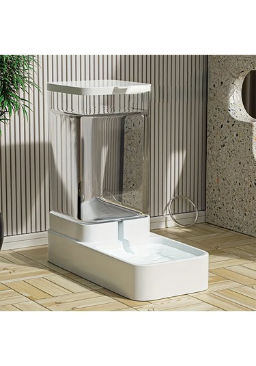 Ecronicword Köpekler Kediler İçin Otomatik Evcil Hayvan Besleyici Suluk Seti