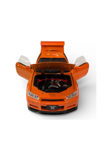 Hobbiez World 1/24 Nissan Gtr R34 - Orange